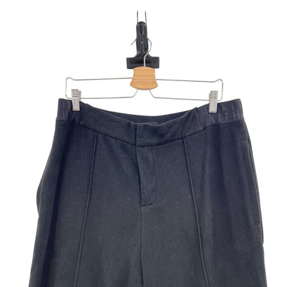 Kith Paloma Tailored Sweatpants Pants Elastic Waist Cotton Tapered Black Size XL - Picture 2 of 14